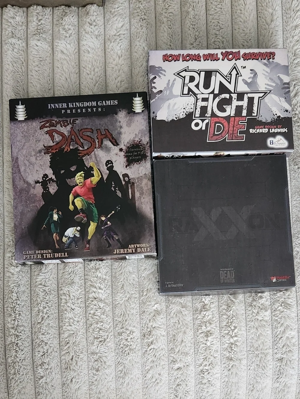 🧟‍♂️ Zombie Board Game Survival Bundle! Run Fight Or Die, Raxxon, Dash 🧟‍♀️